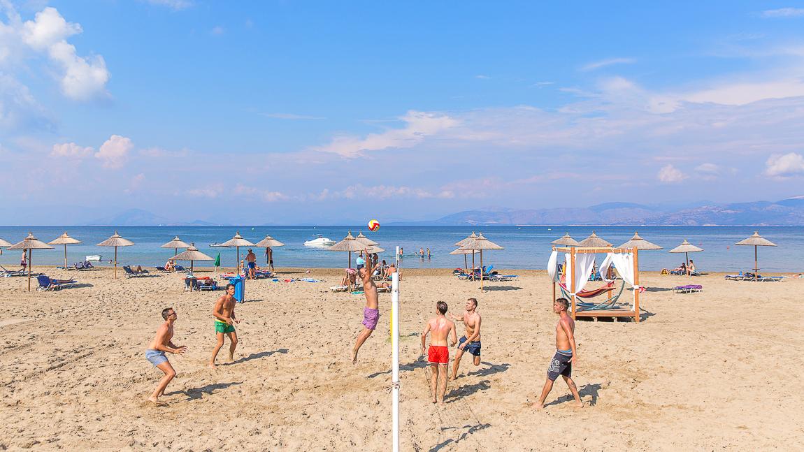 Island Beach Resort (Adults Only) Kávos Dış mekan fotoğraf