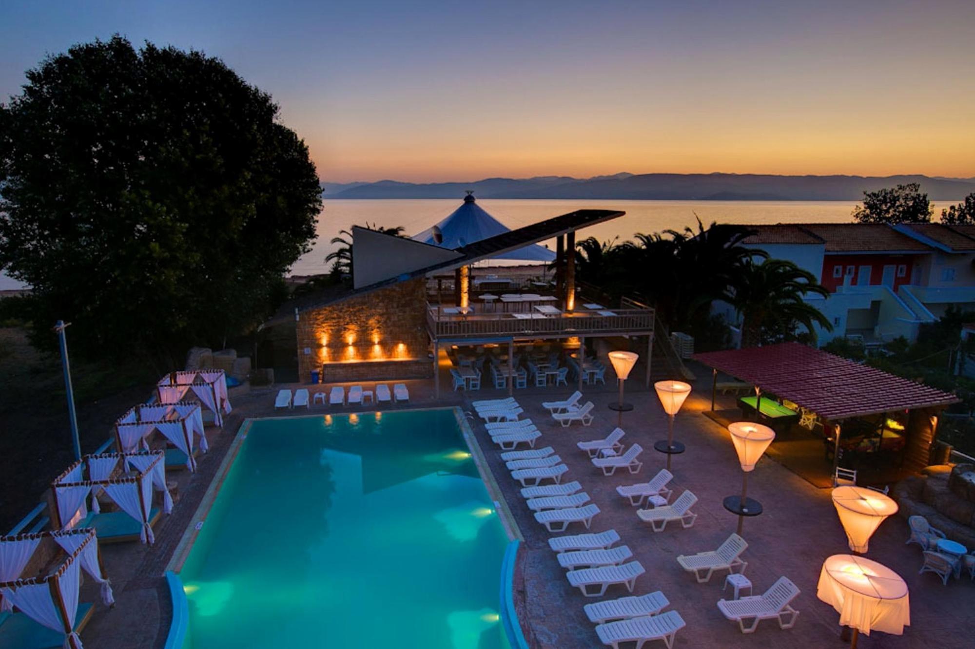 Island Beach Resort (Adults Only) Kávos Dış mekan fotoğraf