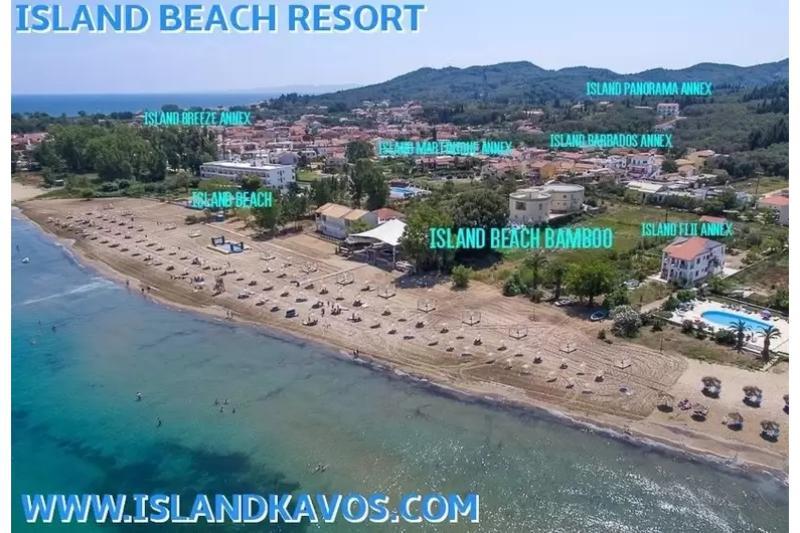 Island Beach Resort (Adults Only) Kávos Dış mekan fotoğraf