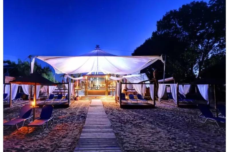 Island Beach Resort (Adults Only) Kávos Dış mekan fotoğraf